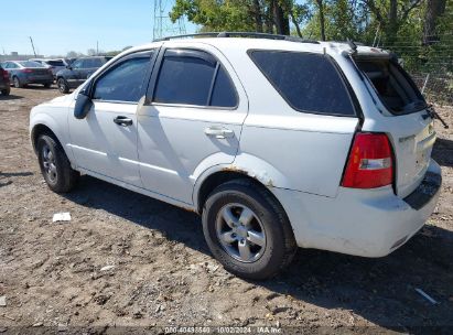 2009 KIA SORENTO LX White  Gasoline KNDJC735495874010 photo #4