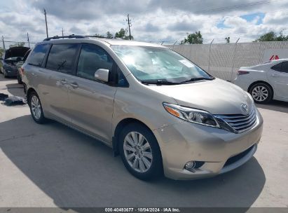 2017 TOYOTA SIENNA LIMITED 7 PASSENGER Tan  Gasoline 5TDYZ3DC0HS850945 photo #1