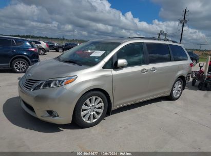 2017 TOYOTA SIENNA LIMITED 7 PASSENGER Tan  Gasoline 5TDYZ3DC0HS850945 photo #3