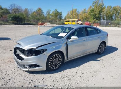 2018 FORD FUSION TITANIUM Silver  Gasoline 3FA6P0D93JR131414 photo #3