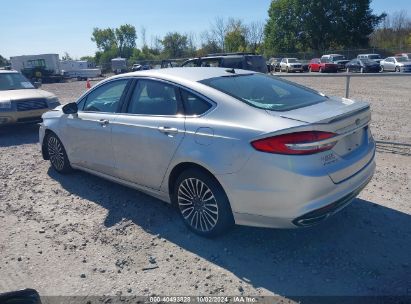 2018 FORD FUSION TITANIUM Silver  Gasoline 3FA6P0D93JR131414 photo #4