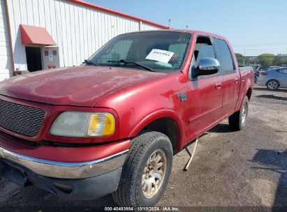 2001 FORD F-150 KING RANCH EDITION/LARIAT/XLT Red  Gasoline 1FTRW08LX1KE45078 photo #3