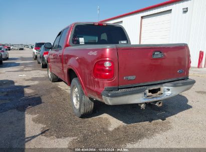 2001 FORD F-150 KING RANCH EDITION/LARIAT/XLT Red  Gasoline 1FTRW08LX1KE45078 photo #4