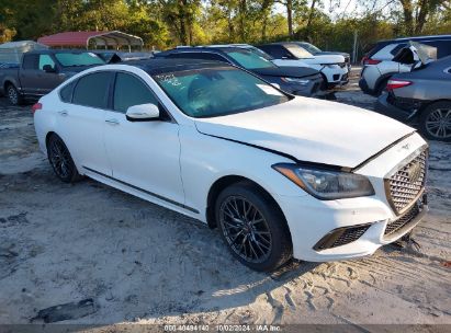 2019 GENESIS G80 3.8 White  Gasoline KMTFN4JE3KU313344 photo #1