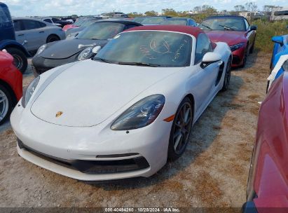 2021 PORSCHE 718 BOXSTER GTS 4.0 White  Gasoline WP0CD2A8XMS232097 photo #3