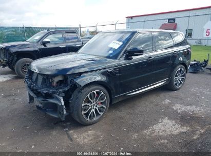 2020 LAND ROVER RANGE ROVER SPORT AUTOBIOGRAPHY Black  Gasoline SALWV2SE2LA719919 photo #3