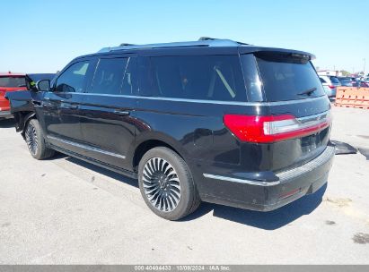 2020 LINCOLN NAVIGATOR BLACK LABEL L Black  Gasoline 5LMJJ3TT6LEL20741 photo #4