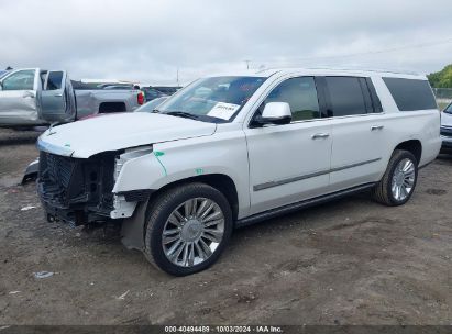 2020 CADILLAC ESCALADE ESV 4WD PLATINUM White  Gasoline 1GYS4KKJ2LR201021 photo #3