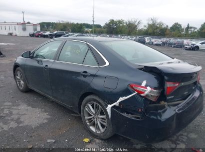 2017 TOYOTA CAMRY SE Blue  Gasoline 4T1BF1FKXHU724767 photo #4