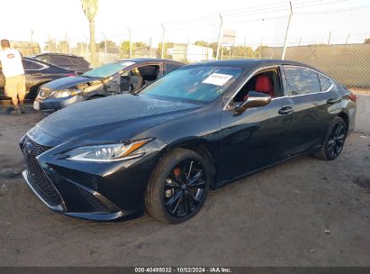 2022 LEXUS ES 250 F SPORT Black  gas 58AG11D15NU009821 photo #3