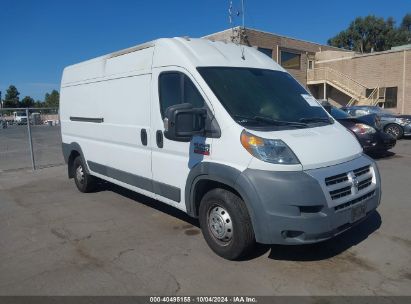 2015 RAM PROMASTER 3500 HIGH ROOF White  Diesel 3C6URVHD6FE513496 photo #1