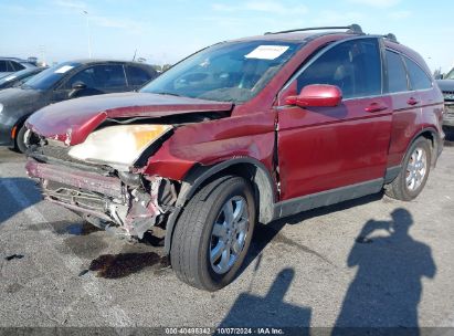 2008 HONDA CR-V EX-L Red  Gasoline JHLRE38708C028793 photo #3