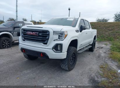 2022 GMC SIERRA 1500 LIMITED 4WD  SHORT BOX AT4 White  Gasoline 3GTP9EEL2NG196384 photo #3