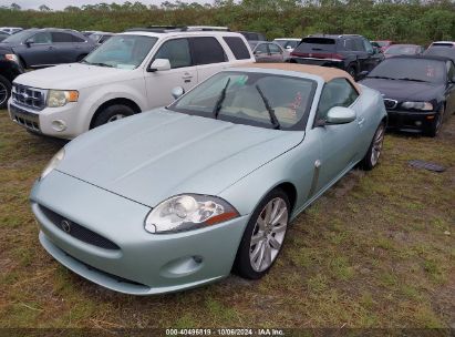 2008 JAGUAR XK Silver  Gasoline SAJWA44B385B23692 photo #3