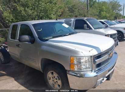 2012 CHEVROLET SILVERADO 1500 LT Silver  Flexible Fuel 1GCRCSE04CZ309294 photo #1