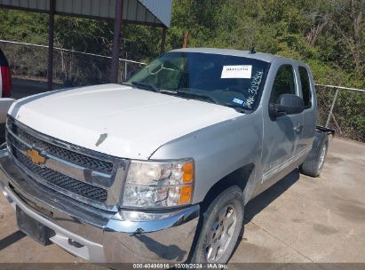 2012 CHEVROLET SILVERADO 1500 LT Silver  Flexible Fuel 1GCRCSE04CZ309294 photo #3