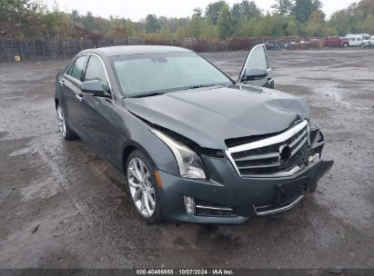 2013 CADILLAC ATS PREMIUM Gray  Gasoline 1G6AM5SX7D0128079 photo #1