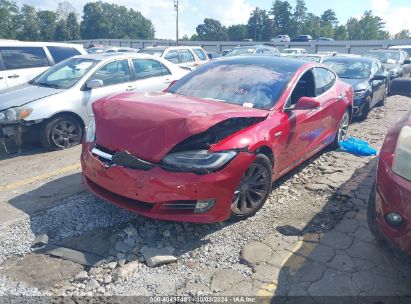 2017 TESLA MODEL S 60/75 Burgundy  Electric 5YJSA1E1XHF209580 photo #3