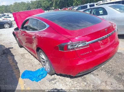 2017 TESLA MODEL S 60/75 Burgundy  Electric 5YJSA1E1XHF209580 photo #4