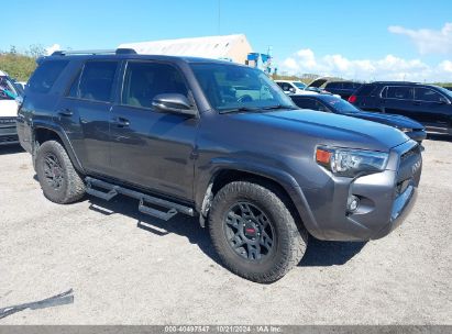 2022 TOYOTA 4RUNNER SR5 PREMIUM Gray  Gasoline JTEFU5JR7N5262709 photo #1