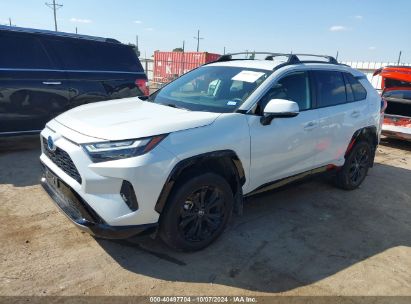 2023 TOYOTA RAV4 HYBRID SE White  Hybrid JTM16RFV1PD104140 photo #3