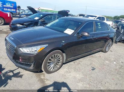 2017 GENESIS G90 3.3T PREMIUM Brown  Gasoline KMHG34JA6HU032682 photo #3