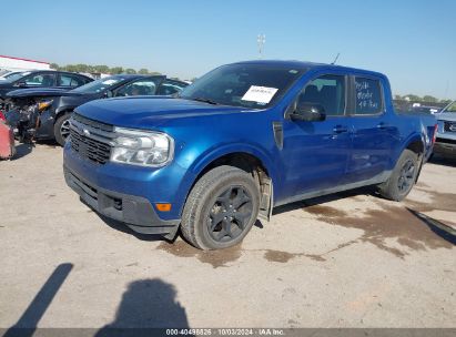 2024 FORD MAVERICK LARIAT Blue  Gasoline 3FTTW8S91RRA26853 photo #3