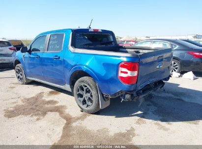 2024 FORD MAVERICK LARIAT Blue  Gasoline 3FTTW8S91RRA26853 photo #4