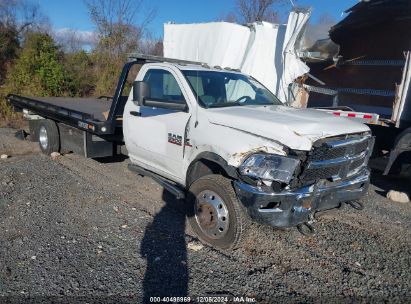 2018 RAM 5500 CHASSIS TRADESMAN/SLT White  Diesel 3C7WRNDL9JG233683 photo #1