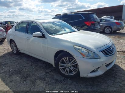 2012 INFINITI G25 JOURNEY White  Gasoline JN1DV6AP4CM700038 photo #1