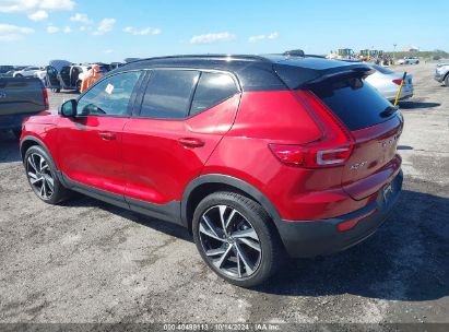 2021 VOLVO XC40 T5 R-DESIGN Red  Gasoline YV4162UM4M2571381 photo #4