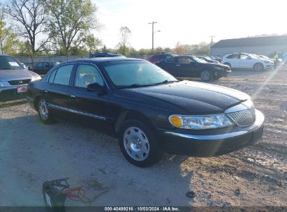 2002 LINCOLN CONTINENTAL Black  Gasoline 1LNHM97V52Y600400 photo #1