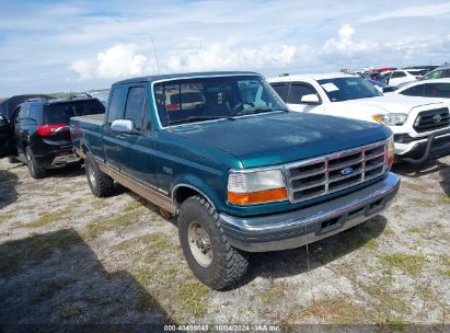 1996 FORD F150 Green  Gasoline 1FTEX14N9TKA11570 photo #1