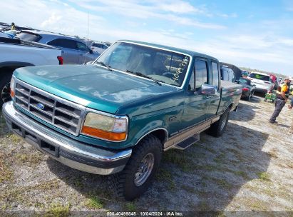 1996 FORD F150 Green  Gasoline 1FTEX14N9TKA11570 photo #3