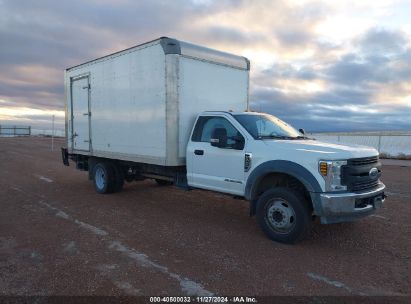 2019 FORD F-450 CHASSIS XL White  Diesel 1FDUF4GTXKDA16818 photo #1