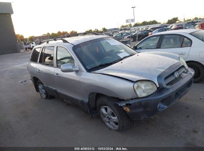 2005 HYUNDAI SANTA FE GLS Silver  Gasoline KM8SC73D85U867309 photo #1