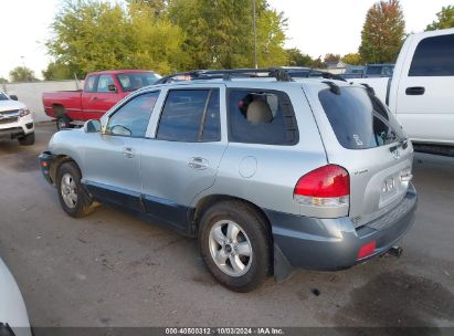 2005 HYUNDAI SANTA FE GLS Silver  Gasoline KM8SC73D85U867309 photo #4