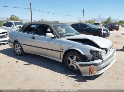 2001 SAAB 9-3 SE Silver  Gasoline YS3DF78K917016102 photo #1