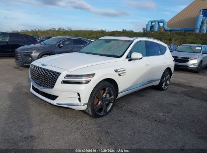 2023 GENESIS GV80 3.5T AWD White  Gasoline KMUHCESC0PU113767 photo #3