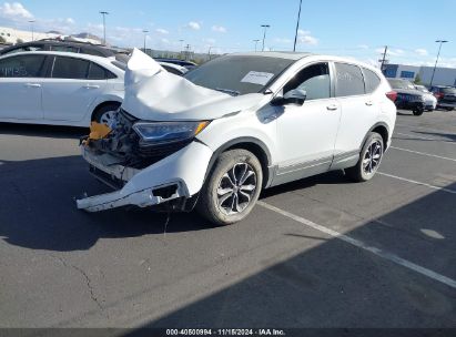 2021 HONDA CR-V HYBRID EX White  Hybrid 7FART6H5XME032368 photo #3