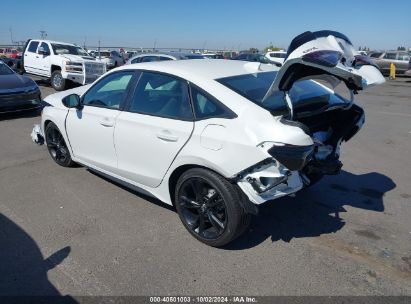 2025 HONDA CIVIC SI BASE W/HIGH PERFORMANCE SUMMER TIRES/ White  Gasoline 2HGFE1E55SH470224 photo #4