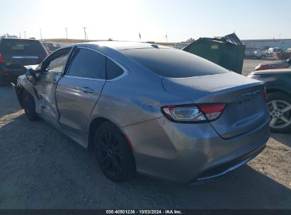 2015 CHRYSLER 200 LIMITED Silver  Gasoline 1C3CCCAB3FN602476 photo #4