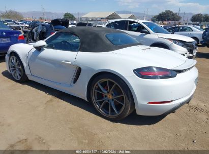 2019 PORSCHE 718 BOXSTER S White  Gasoline WP0CB2A81KS228734 photo #4