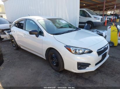 2019 SUBARU IMPREZA 2.0I White  Gasoline 4S3GKAB60K3602303 photo #1