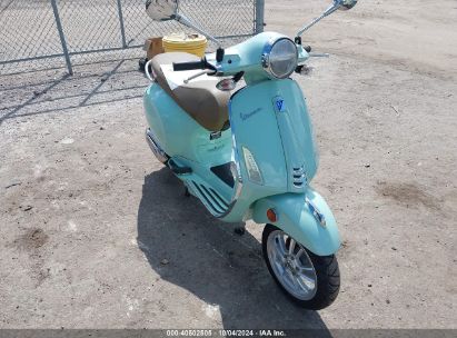 2022 VESPA PRIMAVERA/SPRINT 50 Green  Gasoline ZAPCA06B4N5104664 photo #1