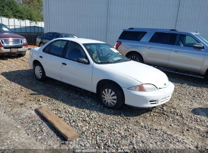 2001 CHEVROLET CAVALIER White  Gasoline 1G1JC524417173918 photo #1