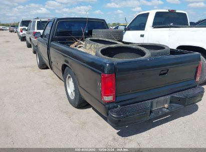 1992 CHEVROLET S TRUCK S10 Black  Gasoline 1GCCS14Z7N8123616 photo #4