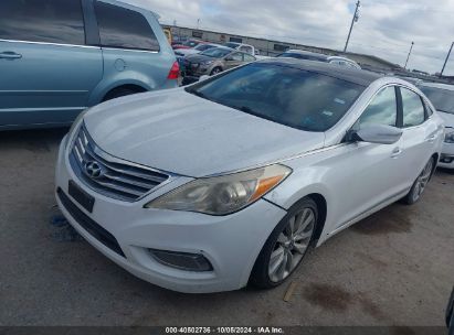 2012 HYUNDAI AZERA White  Gasoline KMHFH4JG4CA157871 photo #3