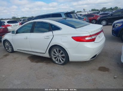 2012 HYUNDAI AZERA White  Gasoline KMHFH4JG4CA157871 photo #4