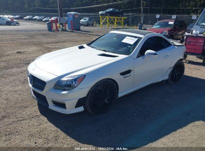 2012 MERCEDES-BENZ SLK 55 AMG White  Gasoline WDDPK7FA0CF031029 photo #3